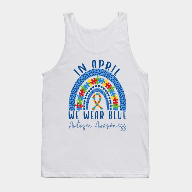 Autism Awareness Month Tank Top by sk99